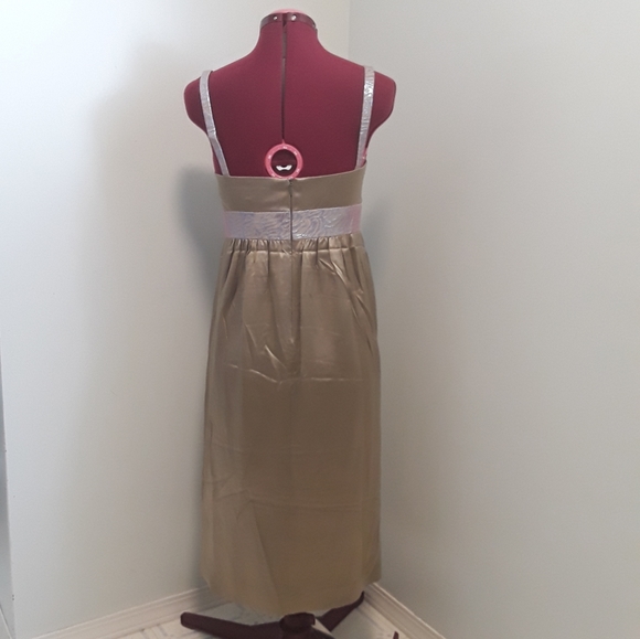 100% silk sleeveless Nicole Miller dress - Picture 3 of 8